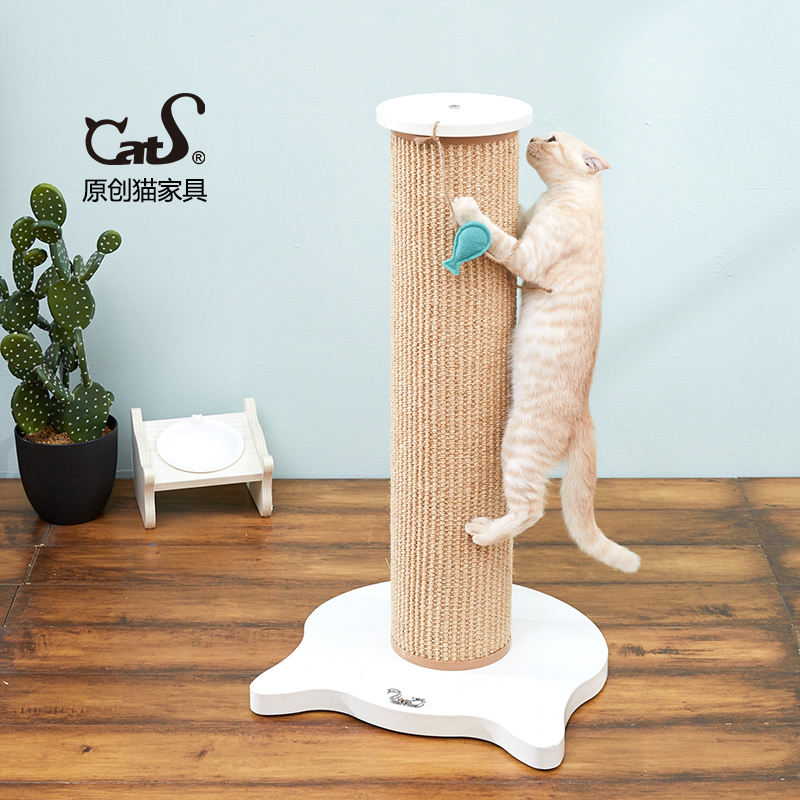 CatS猫家具强力猫抓柱猫抓板磨爪器 大号立式剑麻猫咪玩具 G包邮