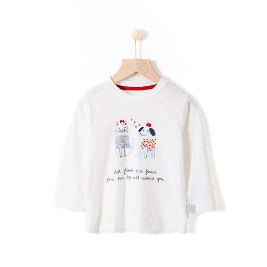 咕噜日记全棉儿童卡通印花长袖T恤CBT002 商品图10