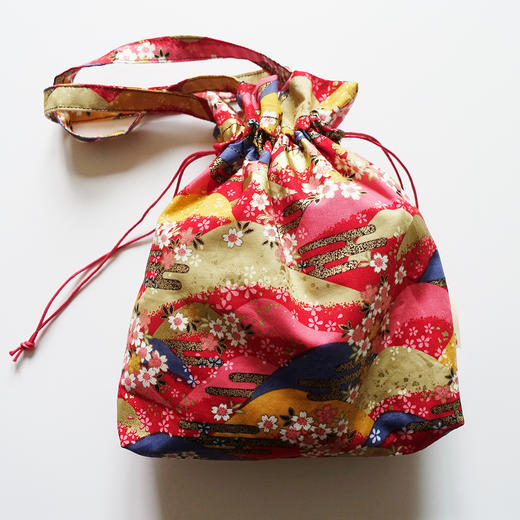 HUJI祤集Dilly手提袋风の花樱の集山峦樱花 商品图1