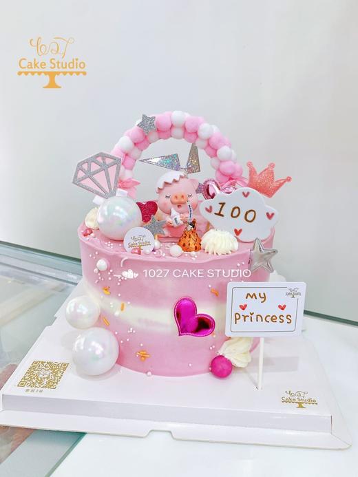1027CAKE | 猪猪满月主题 周岁蛋糕 百天 商品图0