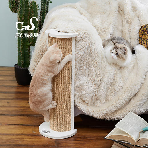 CatS猫家具吃豆人防猫抓沙发保护 剑麻转角猫抓柱猫抓板 G5包邮 商品图0