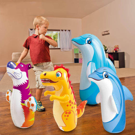 「INTEX不倒翁充气 灵活摇摆」儿童充气动物不倒翁玩具 拳击袋锻炼身体 发泄情绪 商品图1