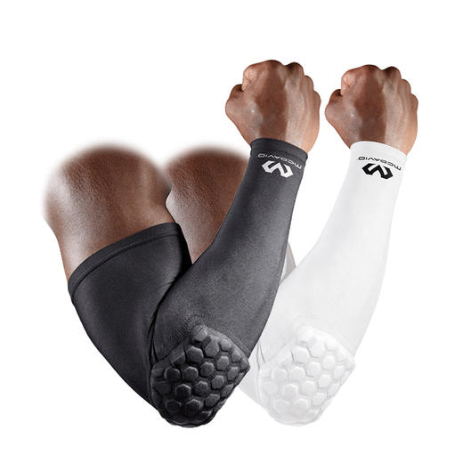 美国mcdavid迈克达威护肘男护臂篮球加长运动蜂窝防撞护具装备mcdavid