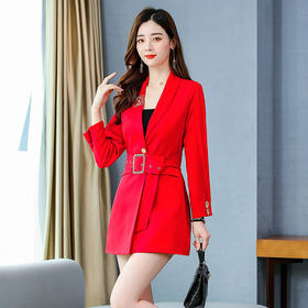 LJY-YJ205-0111春季新款女装一粒扣外套