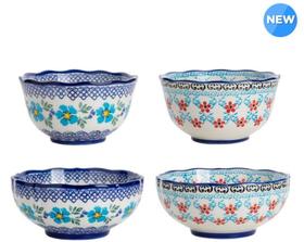 Blooming Garden Rice&Soup Bowl Set 4P韩式高级餐具组#632037JPY带授权招加盟代理