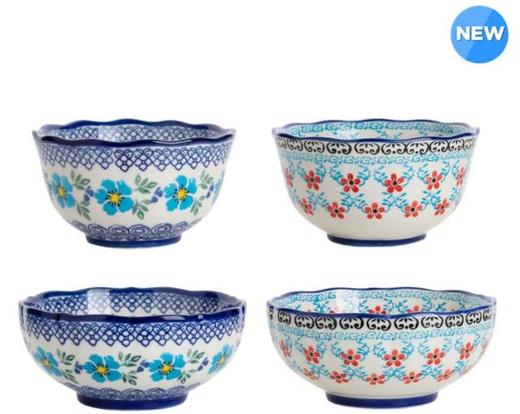 Blooming Garden Rice&Soup Bowl Set 4P韩式高级餐具组#632037JPY带授权招加盟代理 商品图0