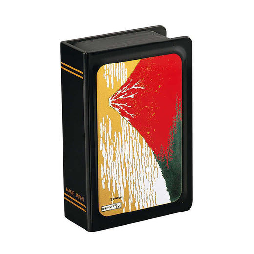 心选 日本制book浮世绘系列便当盒 和风传统饭盒餐盒礼盒 富士黑/富士红 商品图3