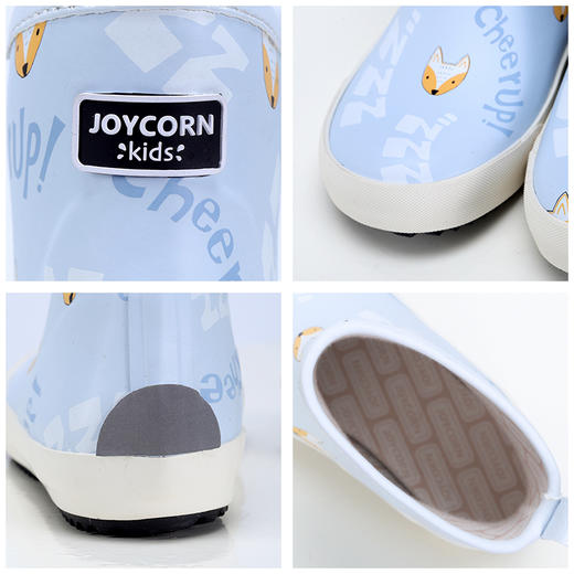 JOYCORN·动物园系列儿童雨鞋 | 萌态有趣，防水防滑，下雨天也能自在玩耍 商品图5