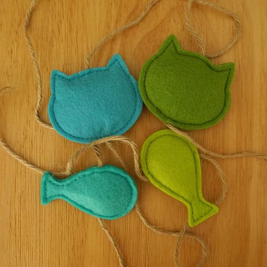 CatS特别定制:麻绳毛毡猫玩具 木天蓼玩具 CatS猫家具专用 包邮 商品图1