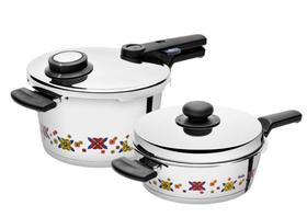 Fissler Pressure Cooker德国不锈钢高压锅套组#619764韩国直邮JPY带授权招加盟代理