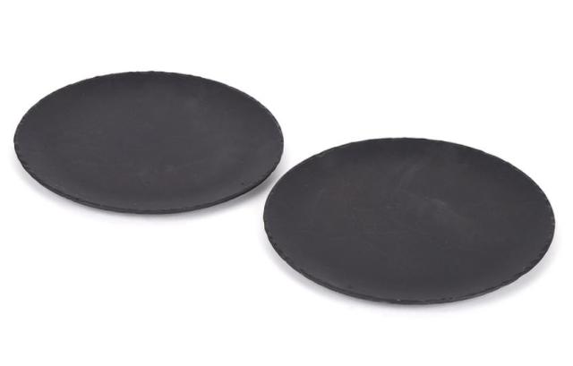 法国Revol Basalt Round Plate Set 2P玄武岩圆盘组#609957韩直邮JPY带授权招加盟代理