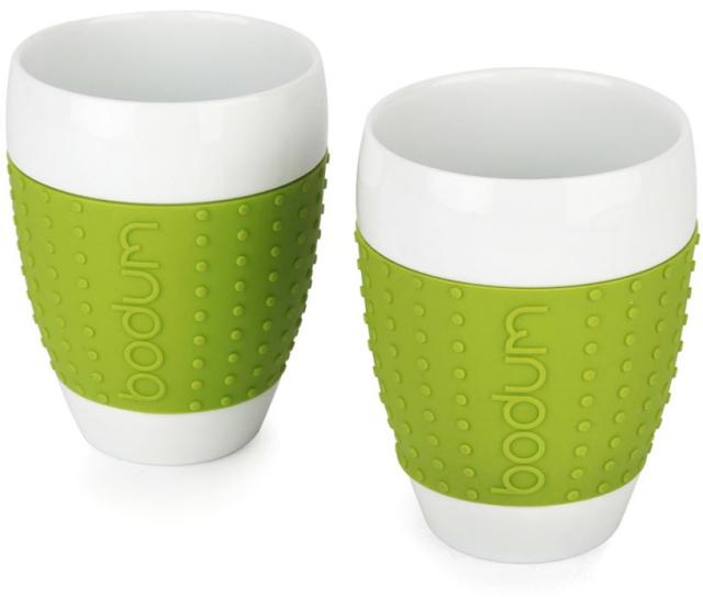Bodum Pavina Porcelain Cup Set 2P时尚隔热杯#622185韩国直邮JPY带授权招加盟代理
