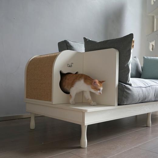 CatS猫家具人猫共用单人双人沙发 可定制 配羽绒羽毛垫 包邮 商品图1