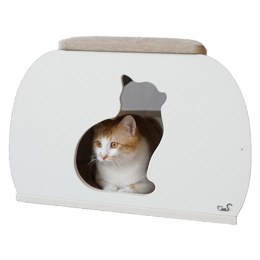CatS人猫共用小弧凳 换鞋凳 搁脚凳 猫咪用品猫咪玩具 包邮 商品图4