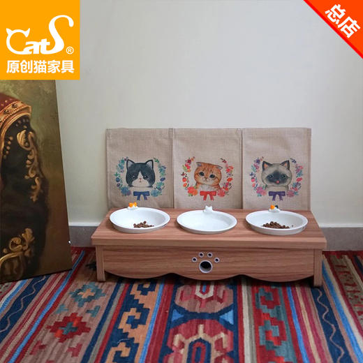 CatS特别定制 餐桌帘 防挡吃猫罐头时四溅上墙 包邮 商品图7