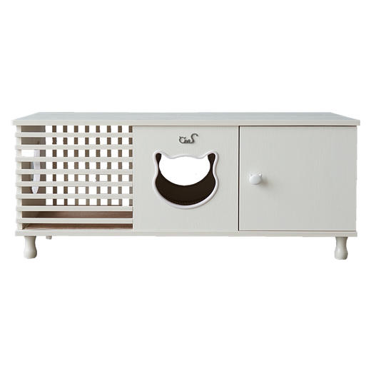 CatS猫家具 人猫共用茶几 八角边几小边桌储物柜剑麻钻桶 包邮 商品图4