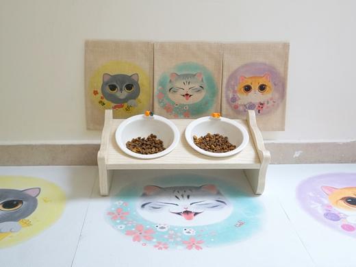 CatS特别定制 餐桌帘 防挡吃猫罐头时四溅上墙 包邮 商品图4