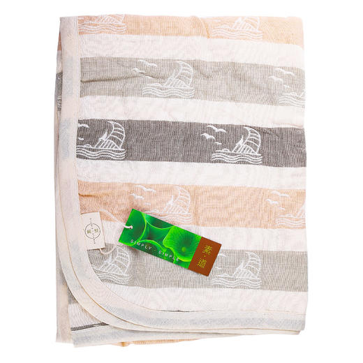 有机棉 纱布抱被110*110cm【0-2岁婴幼儿强烈推荐】 包邮 商品图8