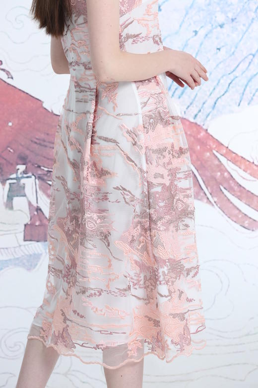 1S6067 十样锦色连衣裙--云浮景山--《LSF》 商品图2