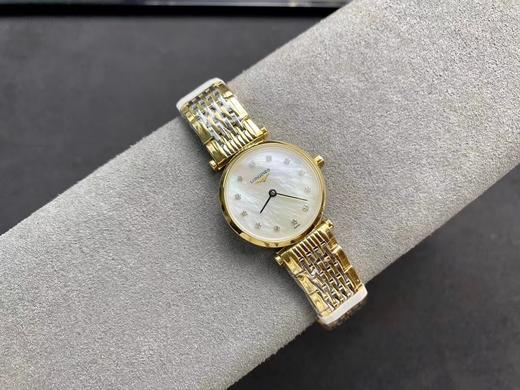 原单货，浪琴 间金嘉岚系列 对版表盘白钻 小号24mm 316钢 瑞士石英机芯 商品图13