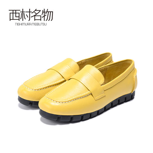 西村名物乐福鞋女英伦风单鞋厚底2020春季新款X20AM19901 商品图2