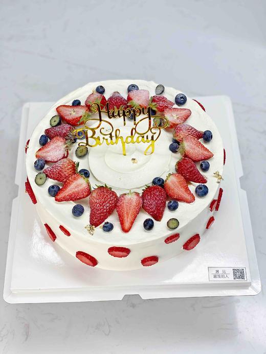 草莓多多生日蛋糕，动物奶油草莓夹心 商品图4