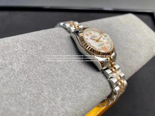 WF出品，女装日志型28㎜日志型279174-0009 ①：女装日志型的蚝式表壳是坚固优雅、美比例的典范。采用316L不锈钢来锻造不锈钢腕表表壳，具备高抗腐蚀性。这种超合金不仅非常耐用且易于磨光，即 商品图5