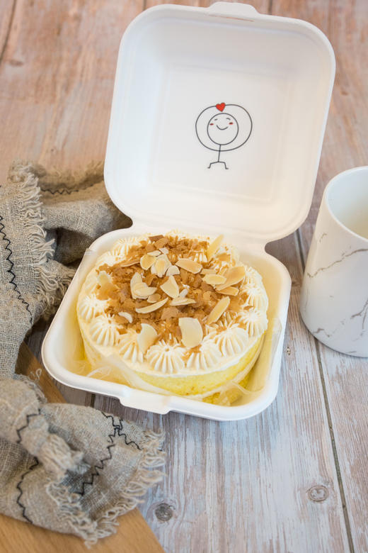 焦糖海盐便当蛋糕