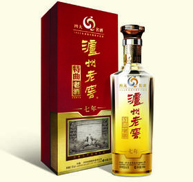 52度泸州老窖特曲老酒七年