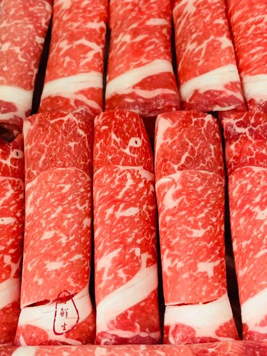 澳洲和牛M7-8牛肉卷，240天谷饲品质，1.5mm厚度，沸锅10秒即食，让你尝试从未吃过如此美味的牛肉卷！ 商品图1