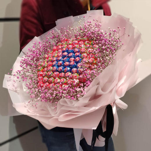 棒棒糖玫瑰花束卡通花束送女朋友老婆闺蜜同事生日告白纪念日61儿童节