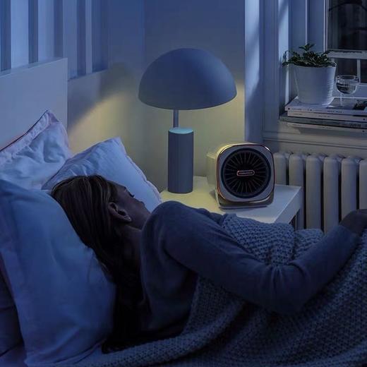 摩飞家用暖风器小型桌面取暖机小太阳热风节能省电办公室迷你暖气 商品图2