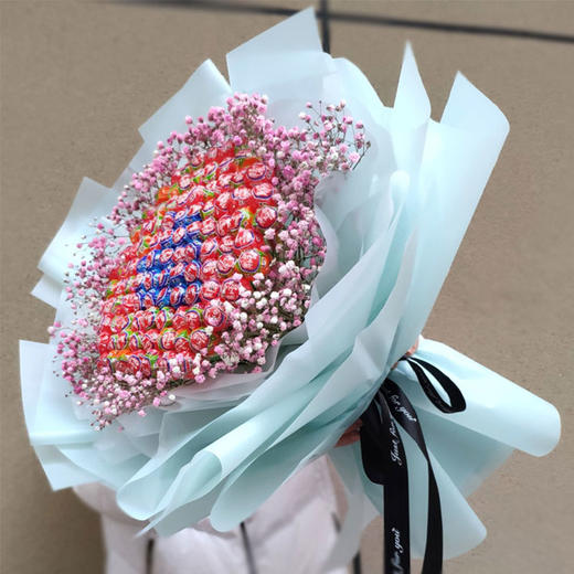 棒棒糖玫瑰花束卡通花束送女朋友老婆闺蜜同事生日告白纪念日61儿童节