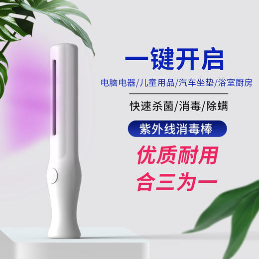 【20秒快速消毒，消毒+除螨合3为1】手持式紫外线灯棒机器家用便携带式宠物婴儿童宝宝内衣裤 商品图2