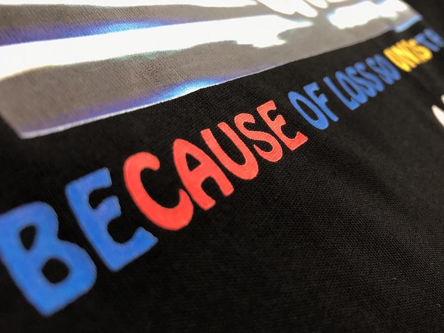 点此购买 off×唐老鸭印花短袖t恤 ks140352