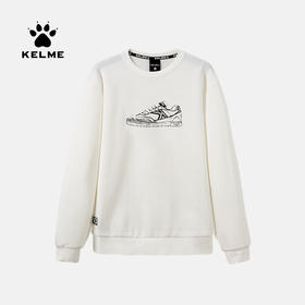 kelme卡尔美春季新款卫衣男士运动上衣外套 圆领套头衫