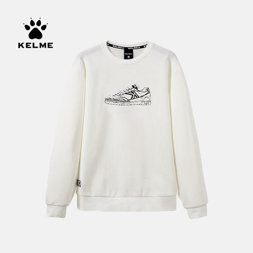 kelme卡尔美春季新款卫衣男士运动上衣外套 圆领套头衫 商品图0