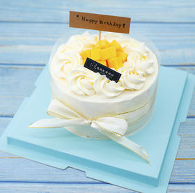 芒果简约蛋糕（下单请先看详情）