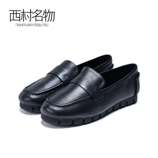 西村名物乐福鞋女英伦风单鞋厚底2020春季新款X20AM19901 商品图1