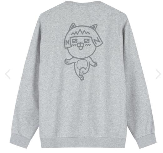 韩国东大门top10 topten kakao friends 联名限量版圆领套头卫衣JPY带授权招加盟代理 商品图1