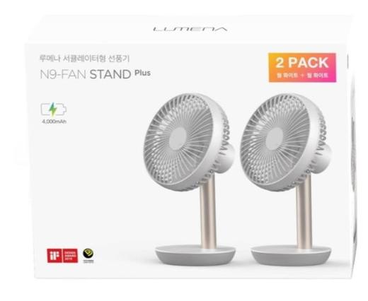 Lumena Cordless Desk Fan 2pk无线轻便立式风扇#623902韩国直邮JPY带授权招加盟代理 商品图3