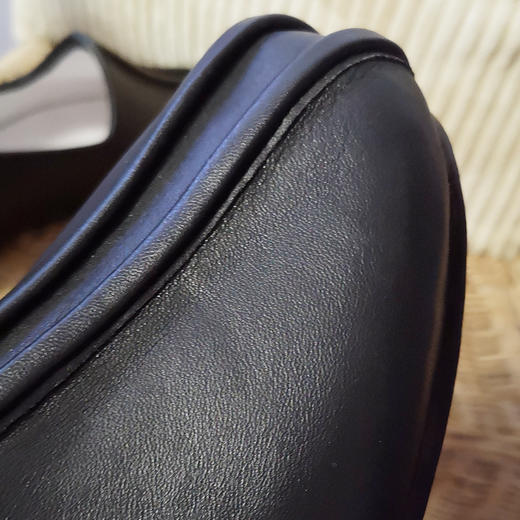 内联升男鞋手工单鞋镶芯底皮洒鞋7128A 商品图3