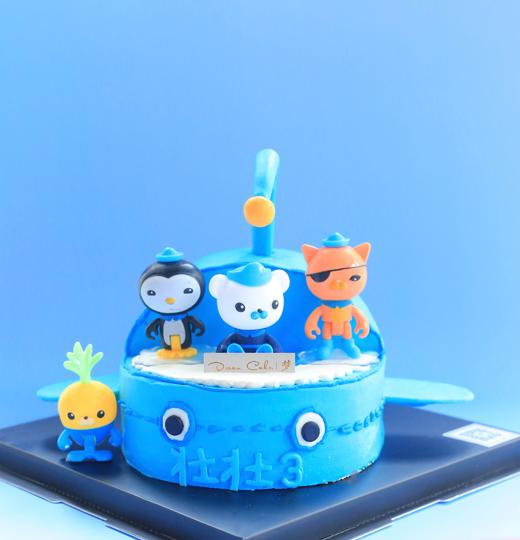 海底小纵队潜水艇（异形蛋糕） 商品图0