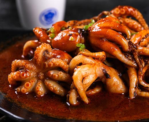 港岛姑娘 码头直发小章鱼爆头短腿迷你八爪鱼爆头爪鱼400克/盒12-15只活冻 商品图6