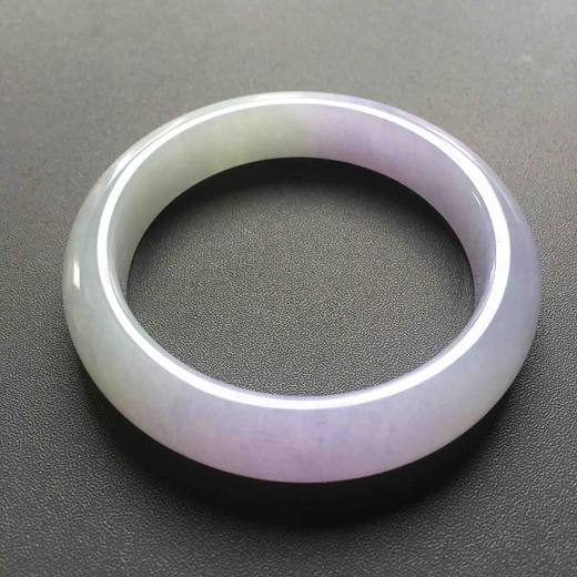 糯冰种紫罗兰翡翠手镯56 商品图0
