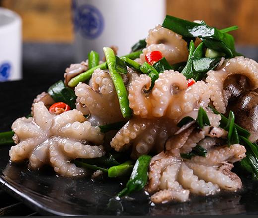 港岛姑娘 码头直发小章鱼爆头短腿迷你八爪鱼爆头爪鱼400克/盒12-15只活冻 商品图4