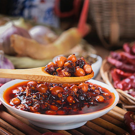 布依陈姨妈贵州安顺特产香辣花生辣椒酱自制农家拌饭酱拌面酱下饭酱