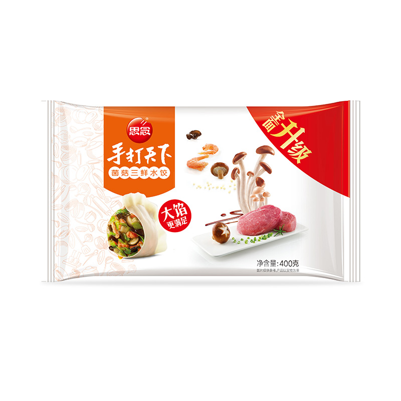 思念手打天下 菌菇三鲜水饺400g