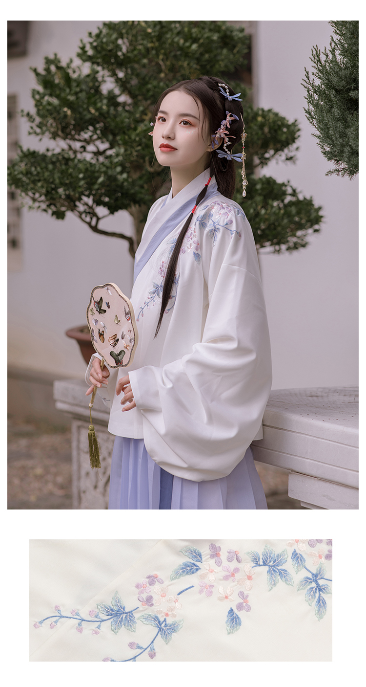 徽音明制交领大襟袄