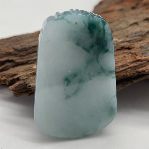 派瑞翡翠 翡翠龙牌 糯种 飘花 商品图2